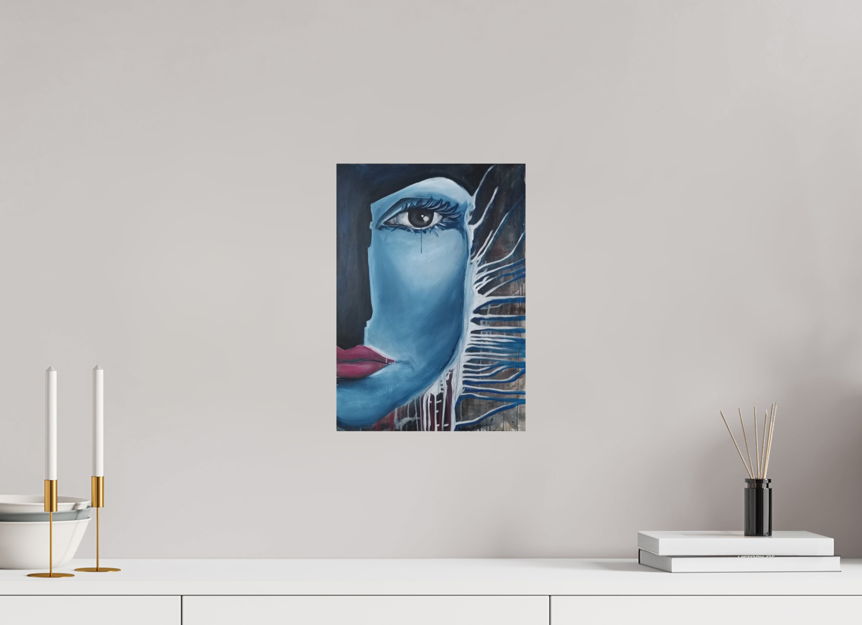 25 x 35,4 cm, Fine Art Print Wer bist du? PRINT