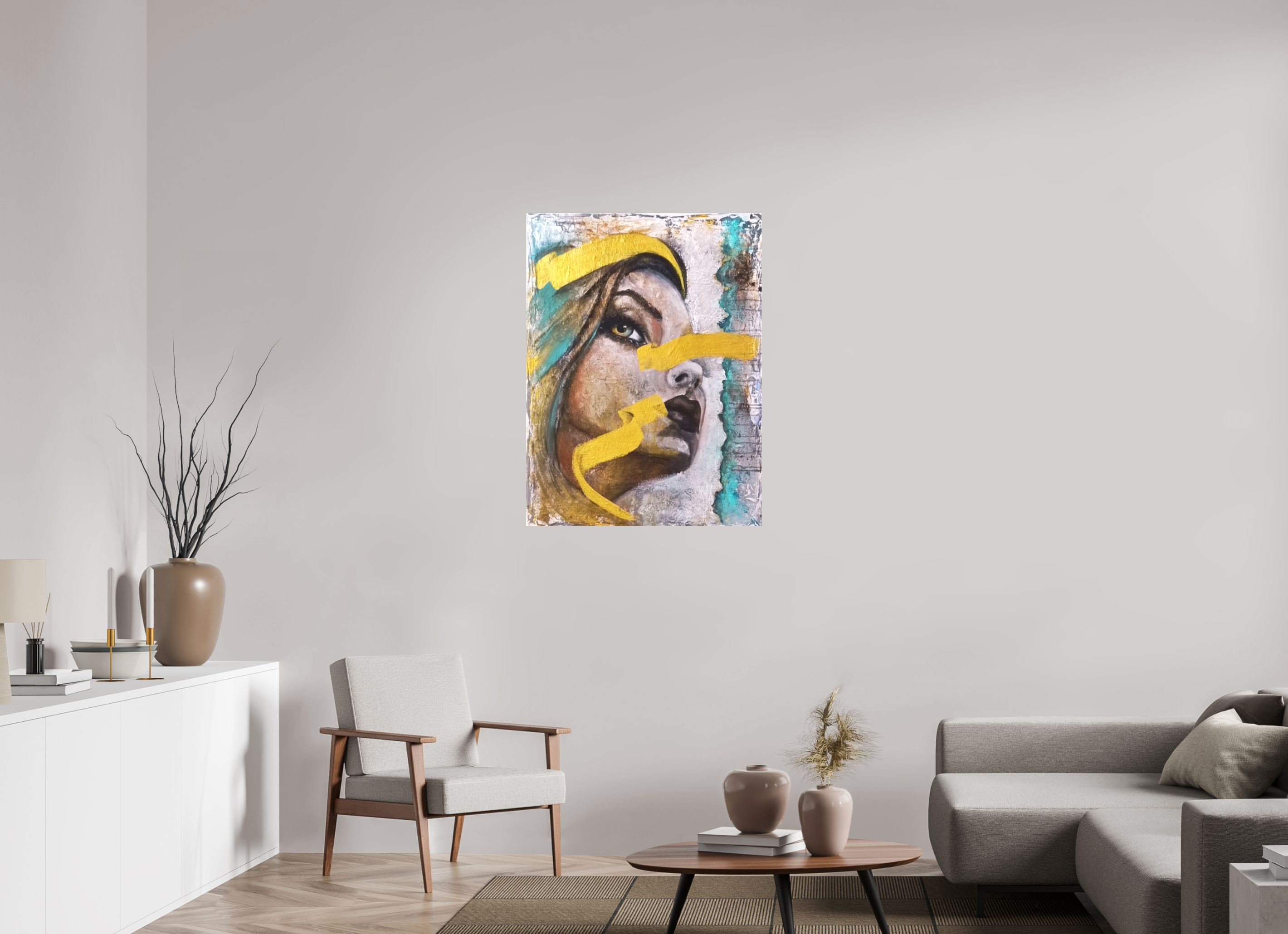 75 x 100 cm, Leinwand-Print-matt Portrait - PRINT