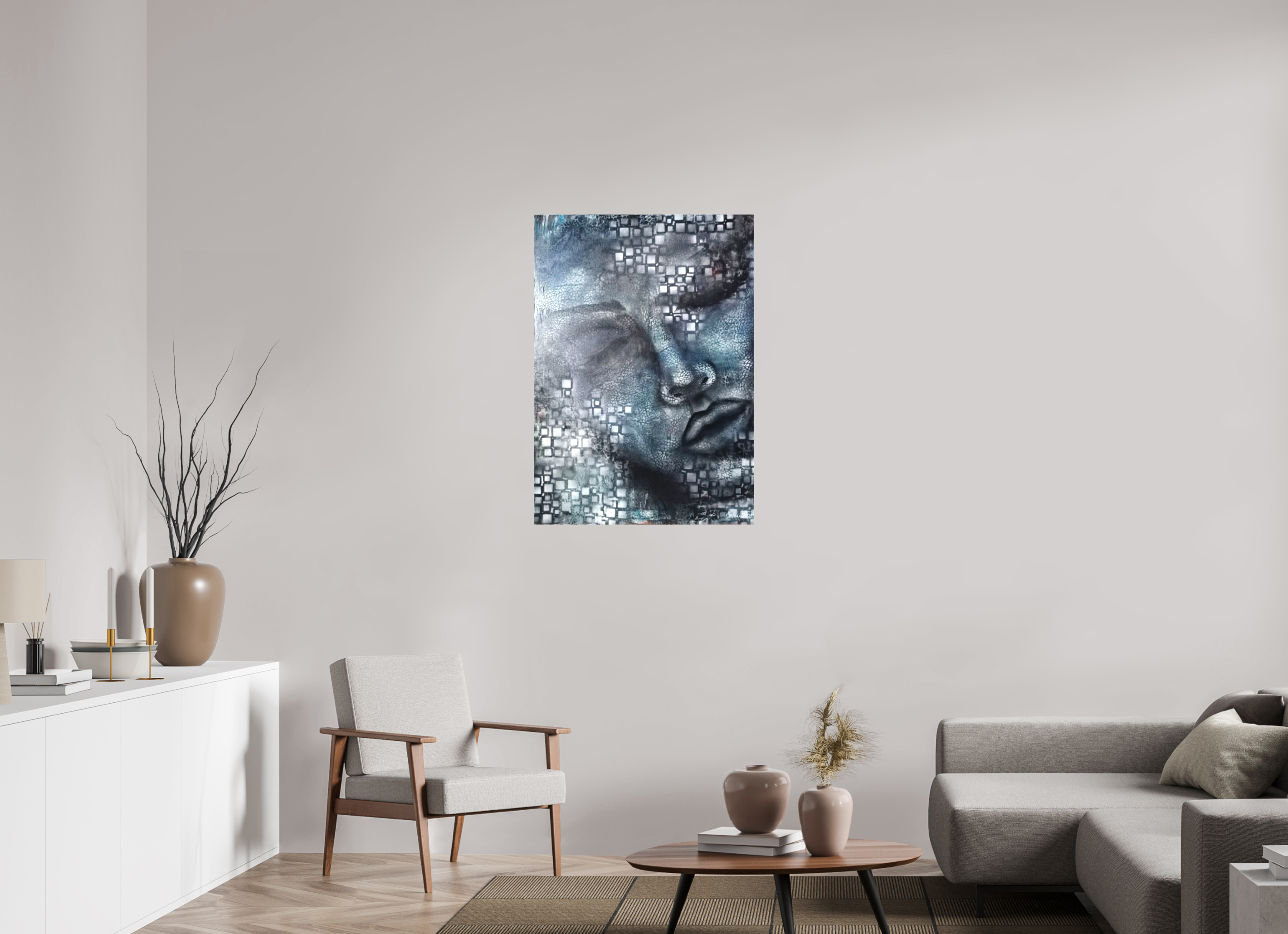 70 x 99,1 cm, Leinwand-Print-matt Retro PRINT