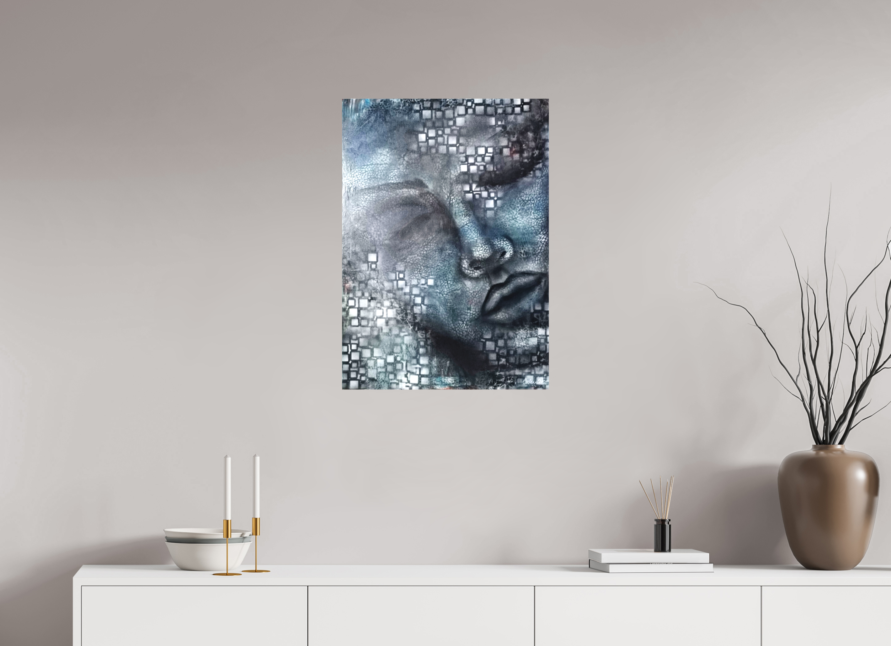 50 x 70,8 cm, Leinwand-Print-matt Retro PRINT