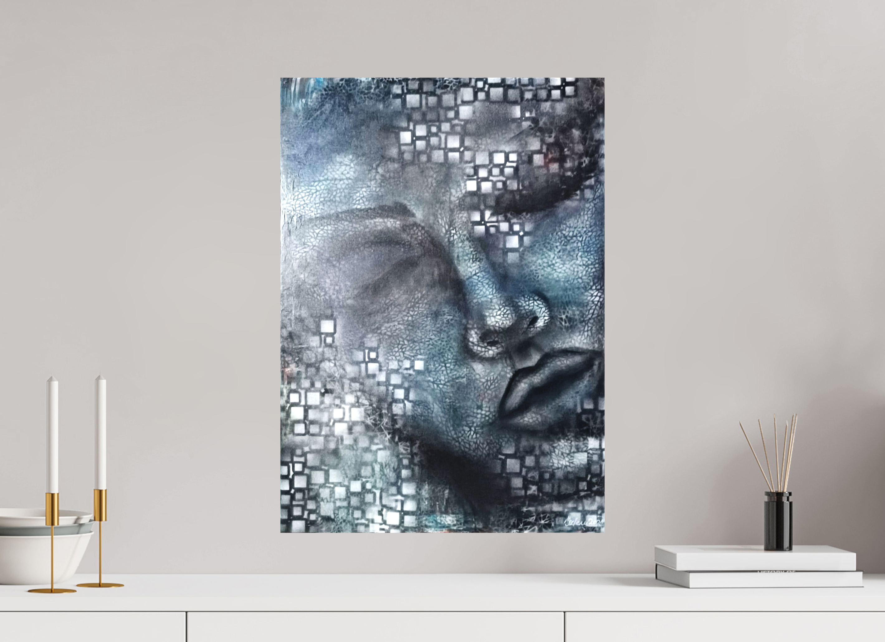 40 x 56,6 cm, Leinwand-Print-matt Retro PRINT