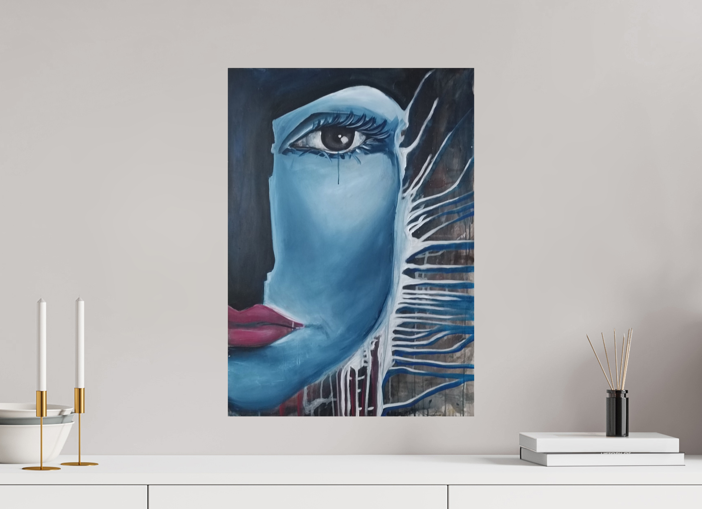 40 x 56,6 cm, Fine Art Print Wer bist du? PRINT