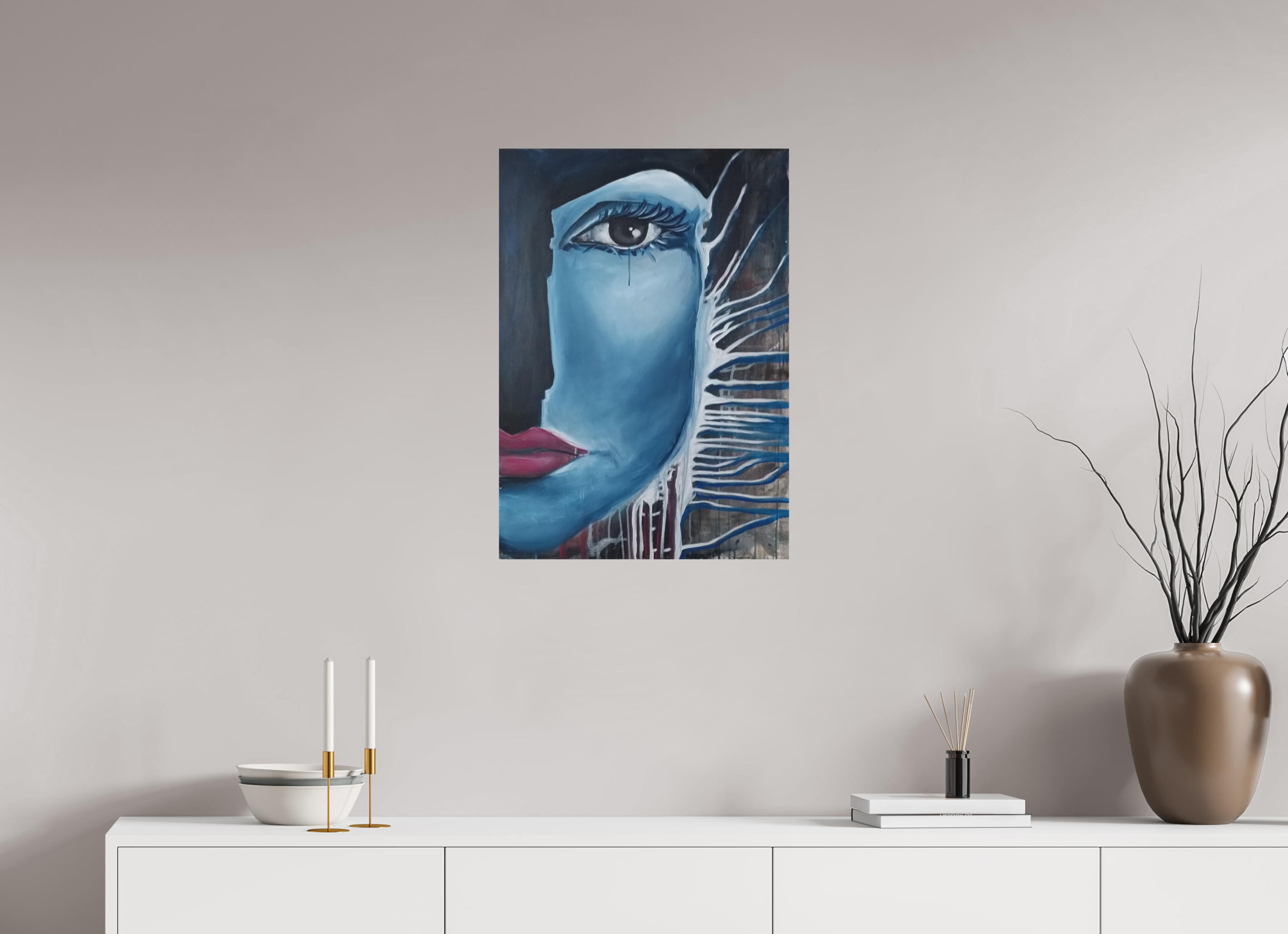 50 x 70,8 cm, Fine Art Print Wer bist du? PRINT